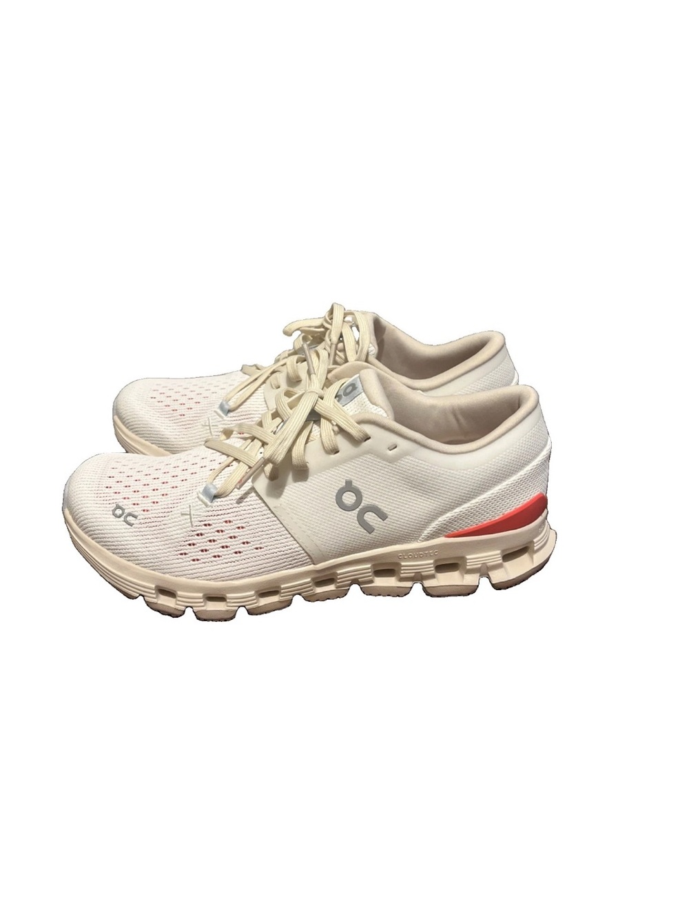 NWOB Women’s Cloud Cloudtec X4 Ivory&Salmon running sneakers sz 8W